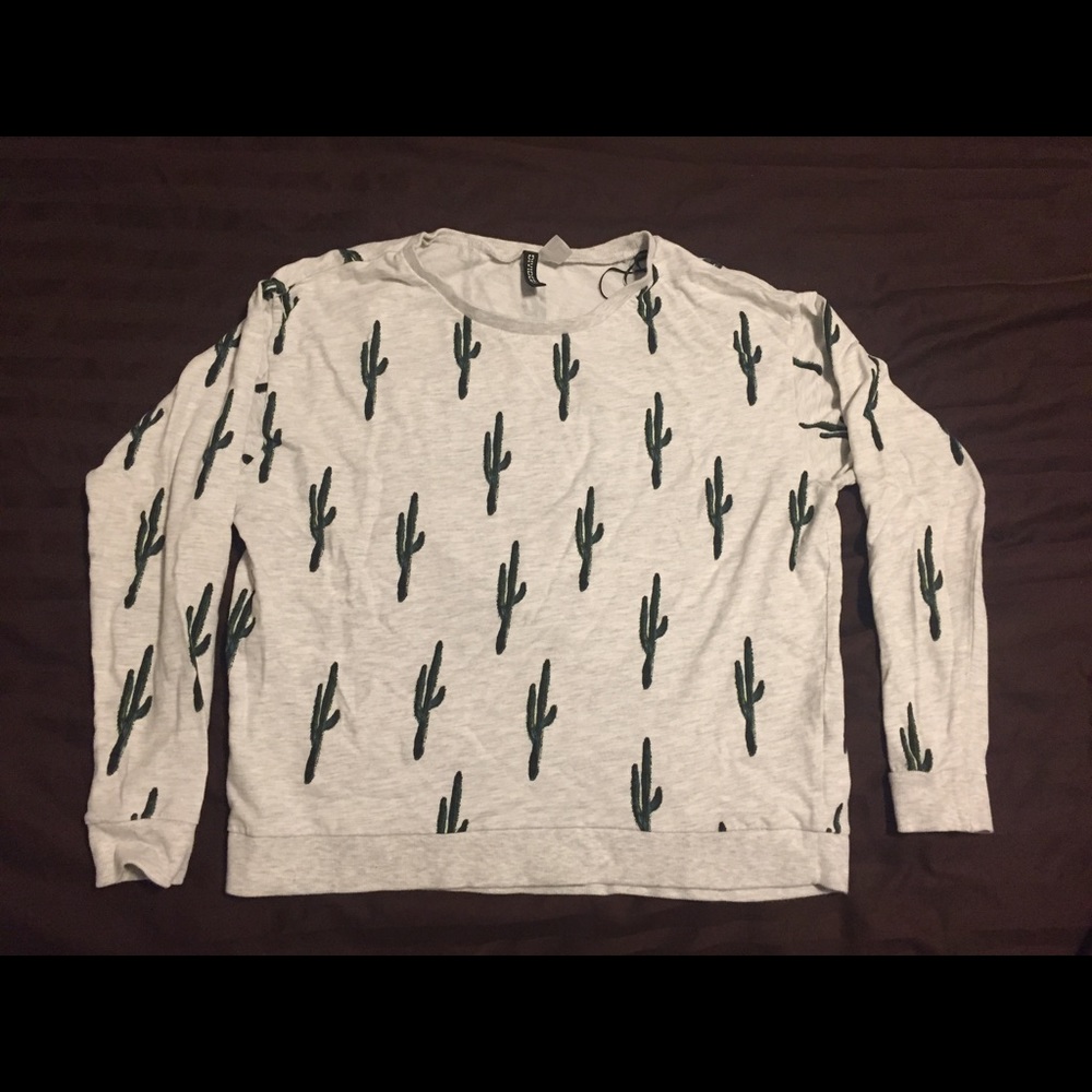 H&M Women's Cactus Sweater size Large
